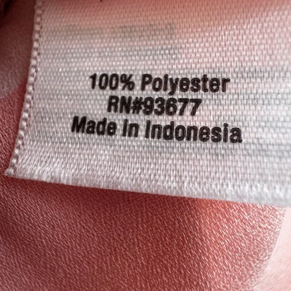 a.n.a Peach Asymmetrical Ruffled Blouse - Picture 5 of 7